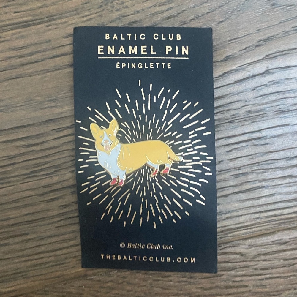 Baltic Club - Corgi Dog Enamel Pin